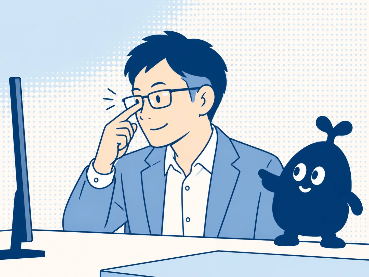 危ない変更を確認するYushinのエンジニアと、その仕組みを紹介するゆうくん